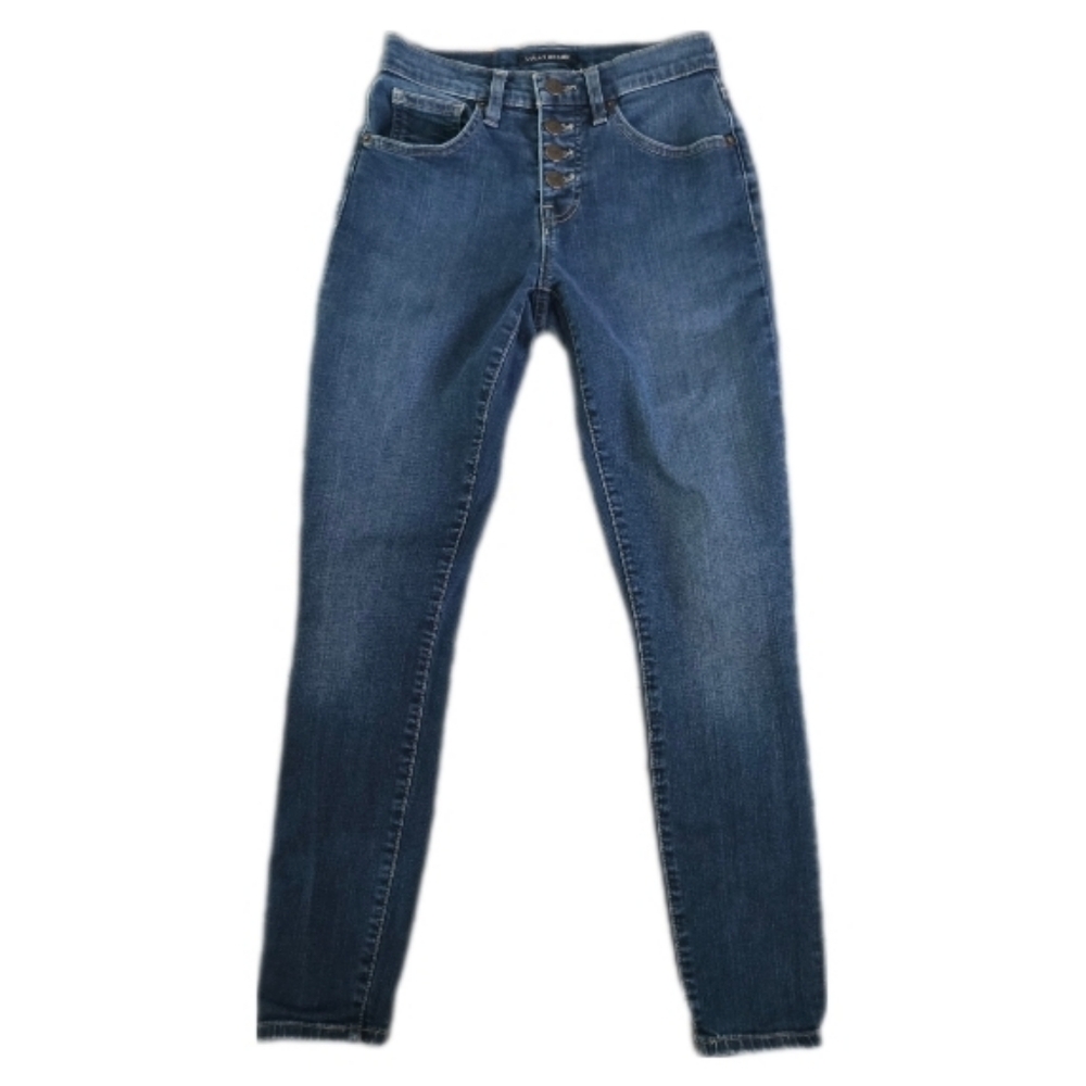 Lucky Brand Dark Wash Skinny Jeans Size 0 - Picture 3 of 12